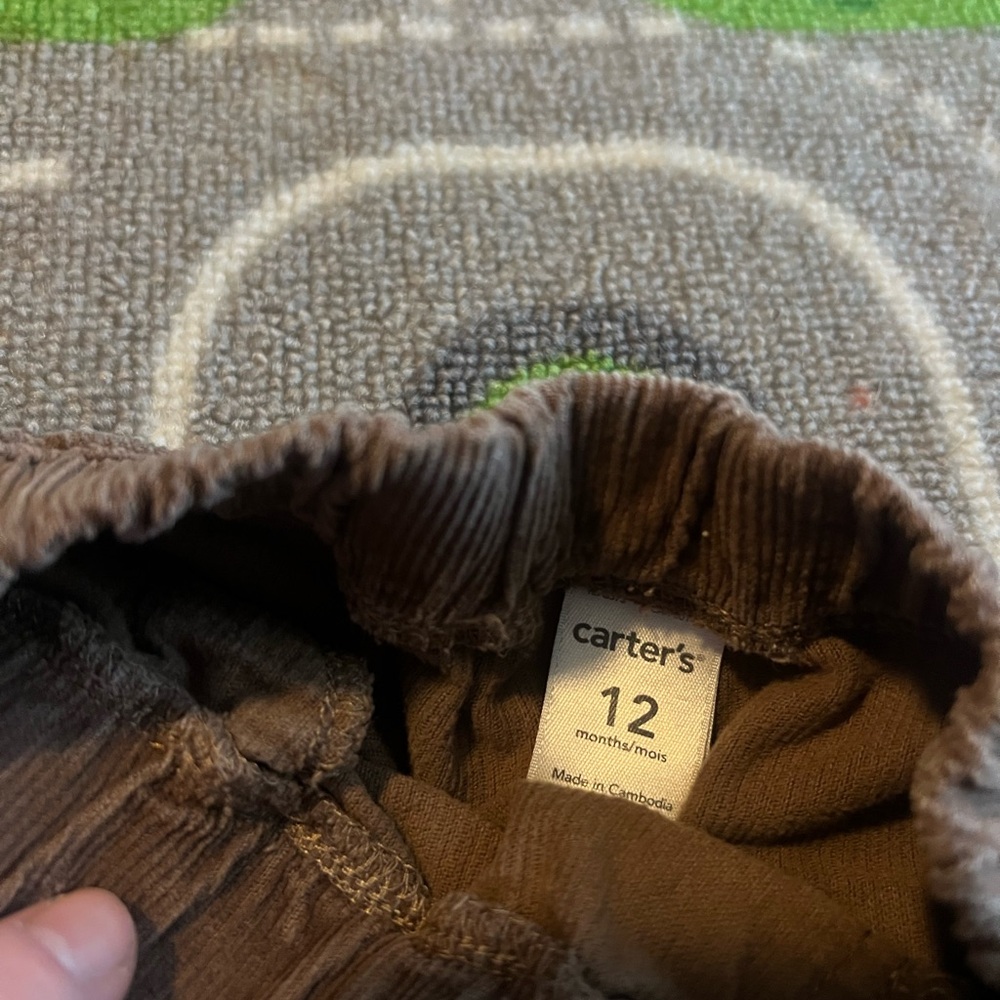 Carter's Chocolate Brown Baby Pants